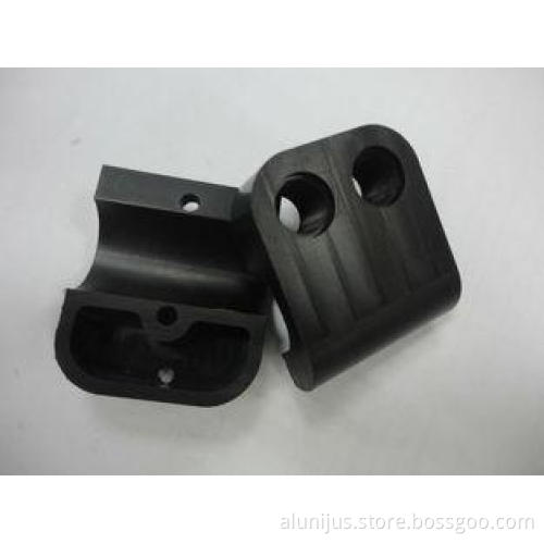 Black Delrin CNC Precision Machining Service With Blind Hol